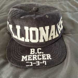 Black billionaire boys club snap back hat